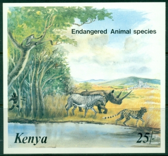 Kenya-1985-Endangered-Wildlife-MS-MUH