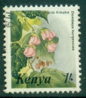 Kenya-1985-Pictorial-Flowers-1sh-Dombeya-burgesiae-FU