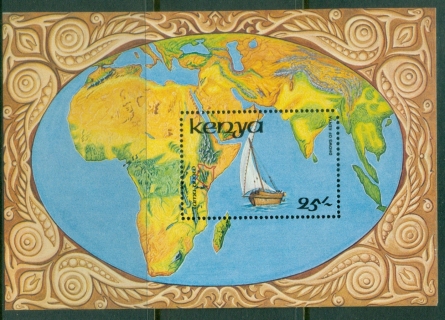 Kenya-1986-Dhows-Sailing-Ships-MS-MUH