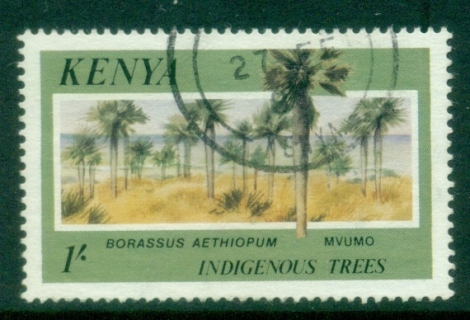Kenya-1986-Trees-1sh-FU