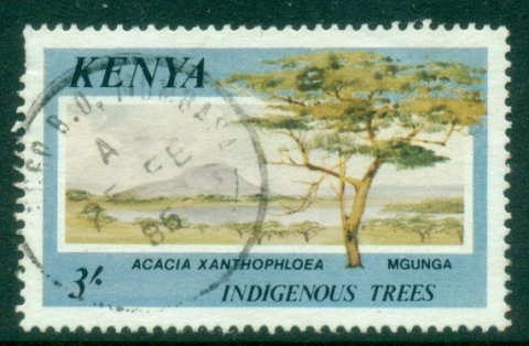 Kenya-1986-Trees-3sh-FU