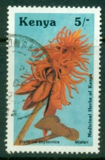 Kenya-1987-Medicinal-Herbs-5sh-FU