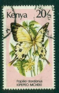 Kenya-1988-90-Pictorial-Butterflies-20sh-FU