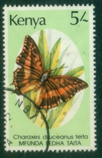 Kenya-1988-90-Pictorial-Butterflies-5sh-FU