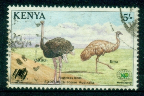 Kenya-1988-World-Expo-Brisbane-5sh-FU