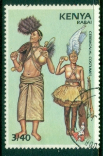 Kenya-1989-Traditional-Costumes-3sh40-FU