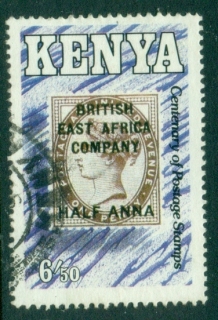 Kenya-1990-Postage-Stamp-Centenary-6sh50-FU