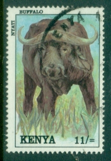 Kenya-1992-Wildlife-11sh-Buffalo-FU