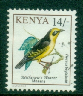 Kenya-1993-99-Pictorial-Birds-14sh-FU_1