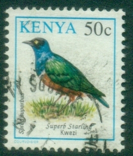 Kenya-1993-99-Pictorial-Birds-50c-FU