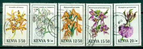 Kenya-1994-Flowers-Orchids-FU