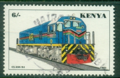 Kenya-1997-Trains-Locomotives-6sh-FU
