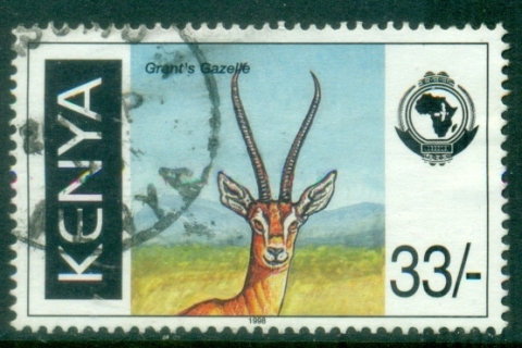 Kenya-1998-Pan-African-Postal-Union-Wildlife-33sh-FU