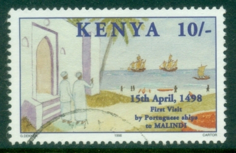 Kenya-1998-Vasc-do-Gamas-Voyage-10sh-FU