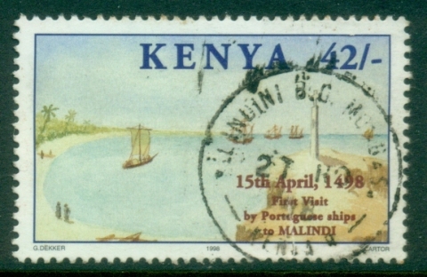 Kenya-1998-Vasc-do-Gamas-Voyage-42sh-FU