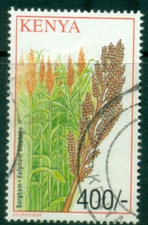 Kenya-2001-Pictorial-Crops-400sh-Sorghum-FU