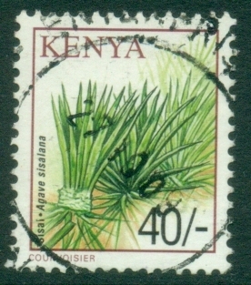 Kenya-2001-Pictorial-Crops-40sh-Sisal-FU