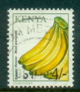 Kenya-2001-Pictorial-Crops-4sh-Bananas-FU