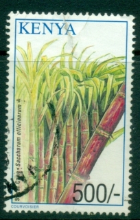 Kenya-2001-Pictorial-Crops-500sh-Sugar-Cane-FU