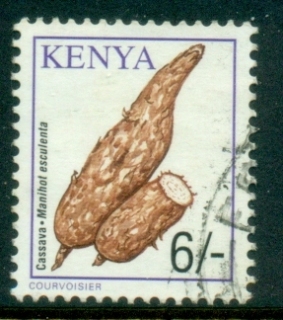 Kenya-2001-Pictorial-Crops-6sh-Cassava-FU