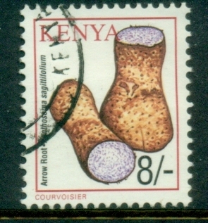 Kenya-2001-Pictorial-Crops-8sh-Arrowroot-FU