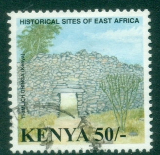 Kenya-2002-Historic-Sites-50sh-Thimlich-Ohinga-FU