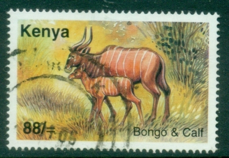 Kenya-2004-Wildlife-88sh-Bongo-calf-FU