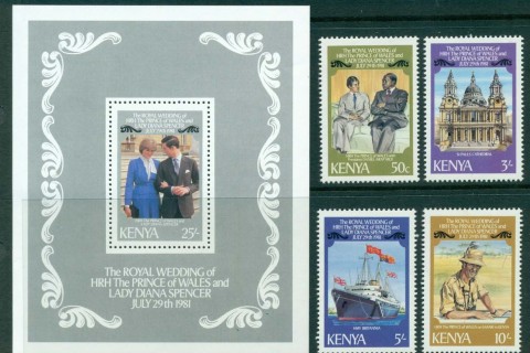 Kenya-1981 Royal Wedding Charles & Diana
