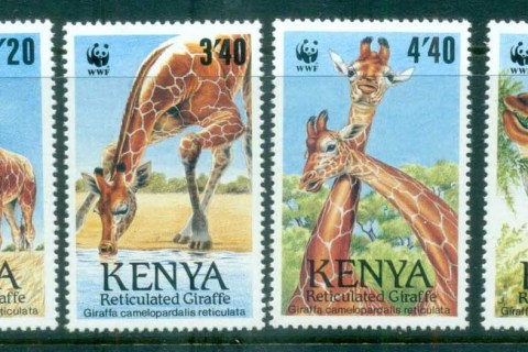 Kenya-1989 WWF Reticulated Giraffe