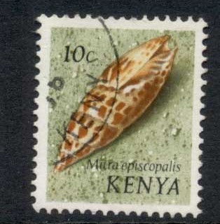 Kenya-1971-Pictorial-Seashells-10c-FU