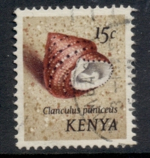 Kenya-1971-Pictorial-Seashells-15c-FU