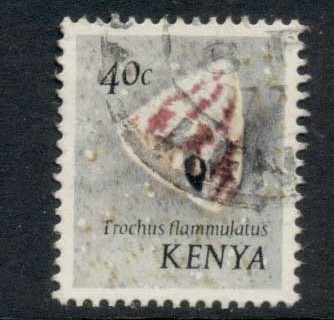 Kenya-1971-Pictorial-Seashells-40c-FU