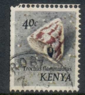 Kenya-1971-Pictorials-Shells-40c-ex-booklet-FU