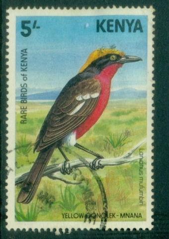 Kenya-1984-Birds-5sh-FU