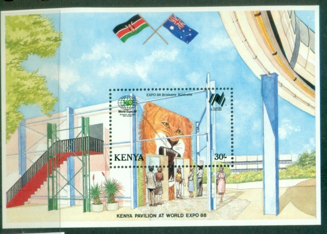 Kenya-1988-The-200th-Anniversary-of-Australian-Settlement-and-World-Fair-Expo-88-Brisbane-Australia-MS-MUH
