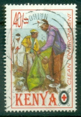Kenya-1996-Red-Cross-40sh-FU