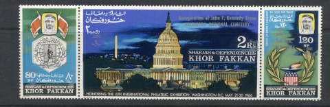 Khor-Fakkan-1966-Mi119-121-JFK-Kennedy-3rd-Death-Anniversary-MLH