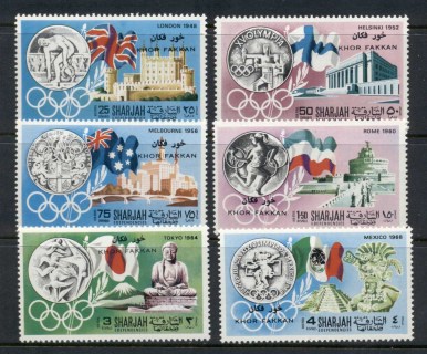 Khor-Fakkan-1968-Mi164-169-History-of-the-Olympic-Games-MUH