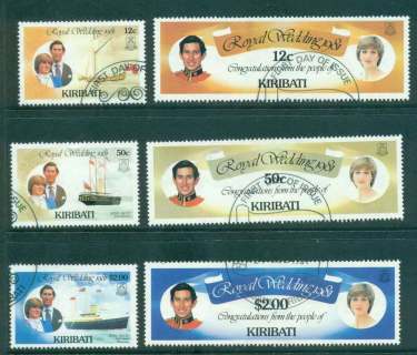 Kiribati-1981 Royal Wedding Charles & Diana