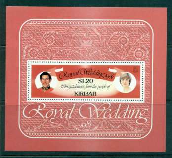 Kiribati-1981 Royal Wedding Charles & Diana