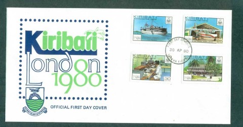 Kiribati-1980-London-80-FDC-lot70930