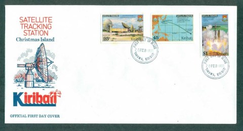 Kiribati-1980-Satellite-Tracking-Station-tones-FDC-lot70929