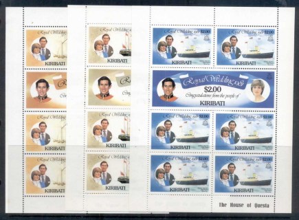 Kiribati-1981-Royal-Wedding-Charles-Diana-sheetlets-MUH