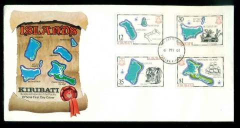 Kiribati-1981-Scattered-Islands-FDC-lot51523