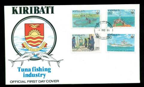 Kiribati-1981-Tuna-Fishing-Industry-FDC-lot51518