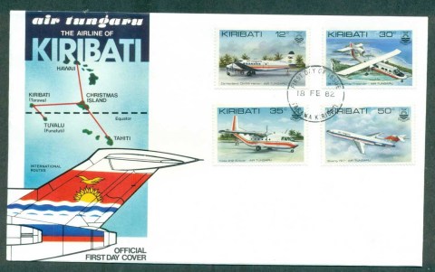 Kiribati-1982-Air-Tungaru-FDC-lot70934