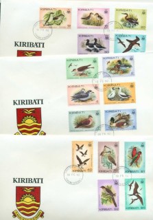 Kiribati-1982-Birds-OKGS-3xFDC-lot70923