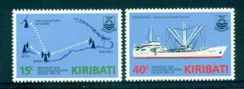 Kiribati-1985-Transport-Telecommunications-MUH-lot52032