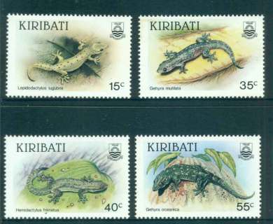 Kiribati-1986-Lizards-MUH-lot52034