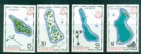 Kiribati-1987-Island-Maps-CTO